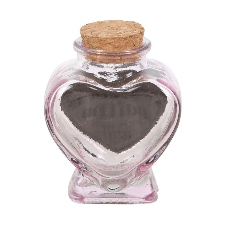 Love Potion Decorative Glass Heart Potion Bottle, image 5 of 6