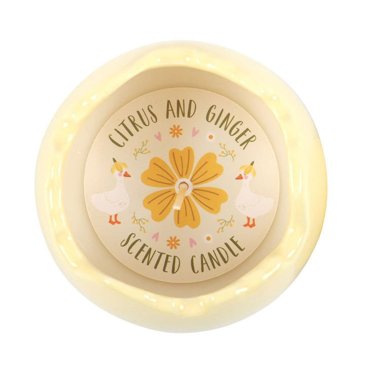 Citrus & Ginger Egg Shaped Candle, image 5 of 6