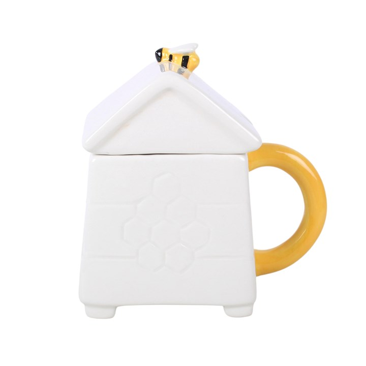 White Beehive Mug and Spoon Set, image 6 of 6