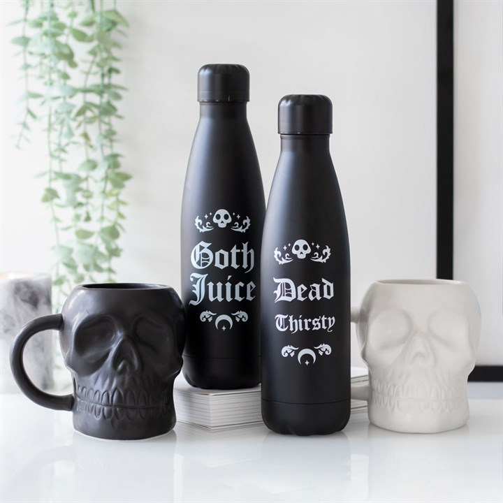 Matte White Skull Mug, image 5 of 5