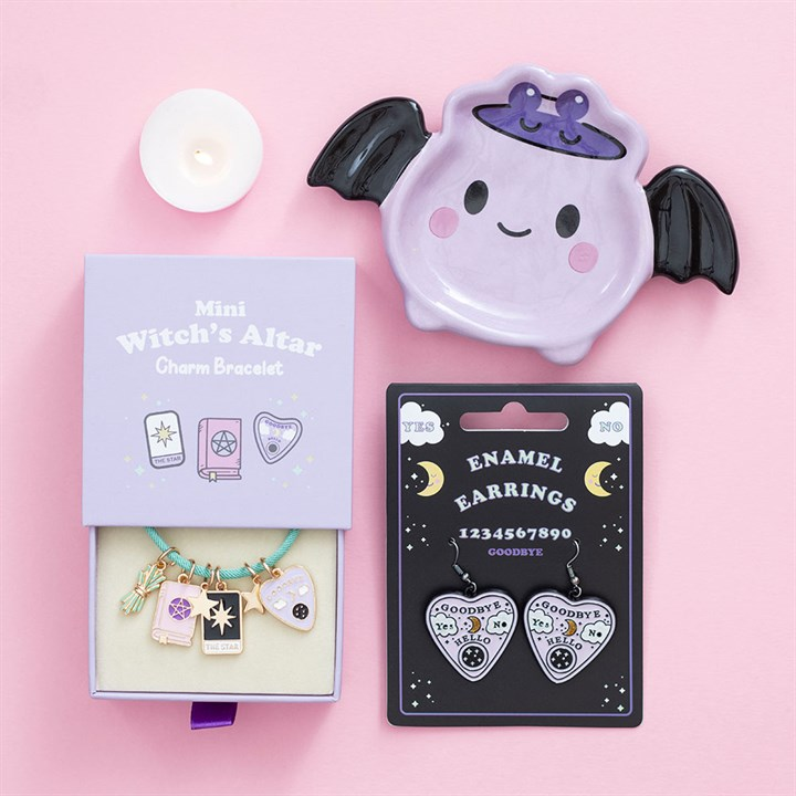 Pastel Talking Board Planchette Earrings, image 7 of 7