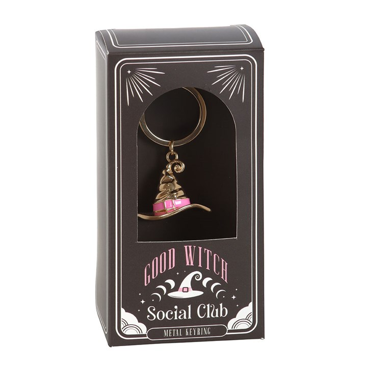 Good Witch Alloy Witch Hat Keyring, image 2 of 4