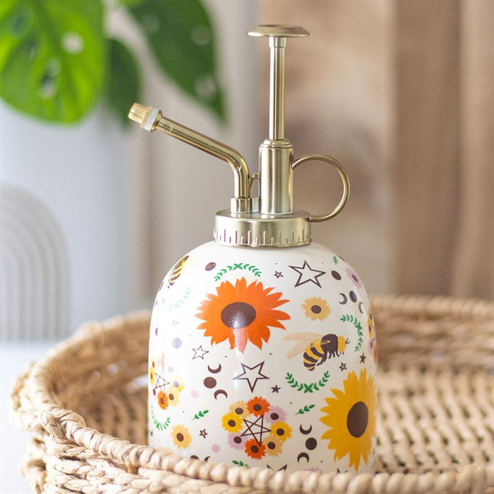 Bee Radiant Print Ceramic Plant Mister, image 1 of 5