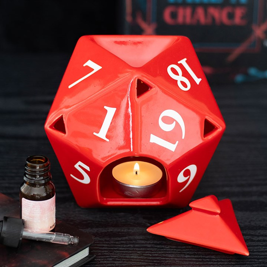 D20 Gaming Dice Shaped Oil Burner, image 1 of 6