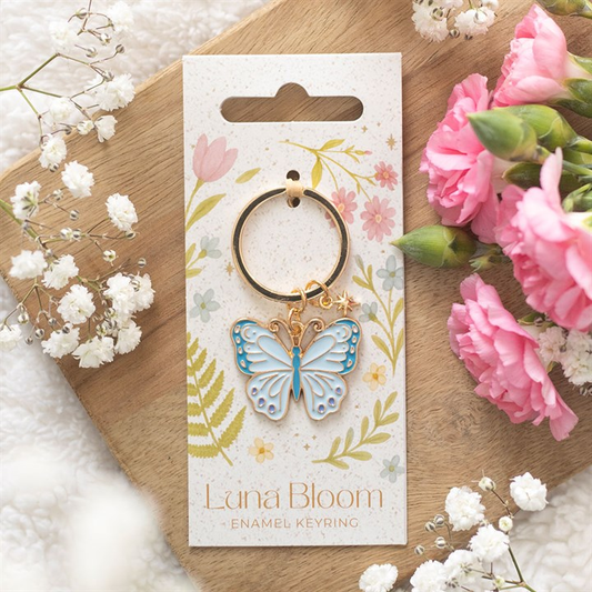 Luna Butterfly Keyring, image 1 of 6