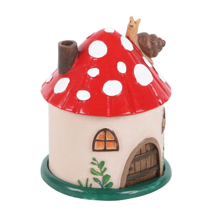 Mushroom House Resin Incense Cone Burner, image 4 of 6