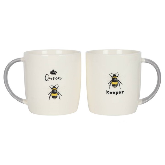 Queen Bee and Bee Keeper Mug Set, image 1 of 4