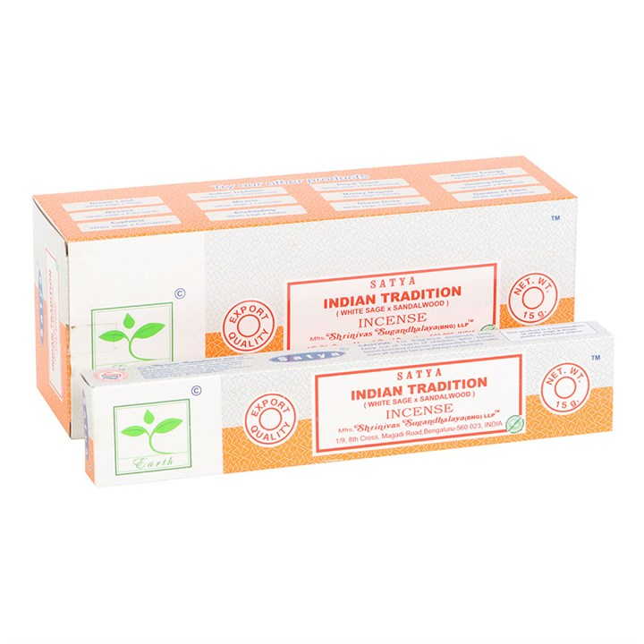 Set of 6 Earth Satya Indian Tradition Incense (12/50), image 1 of 2