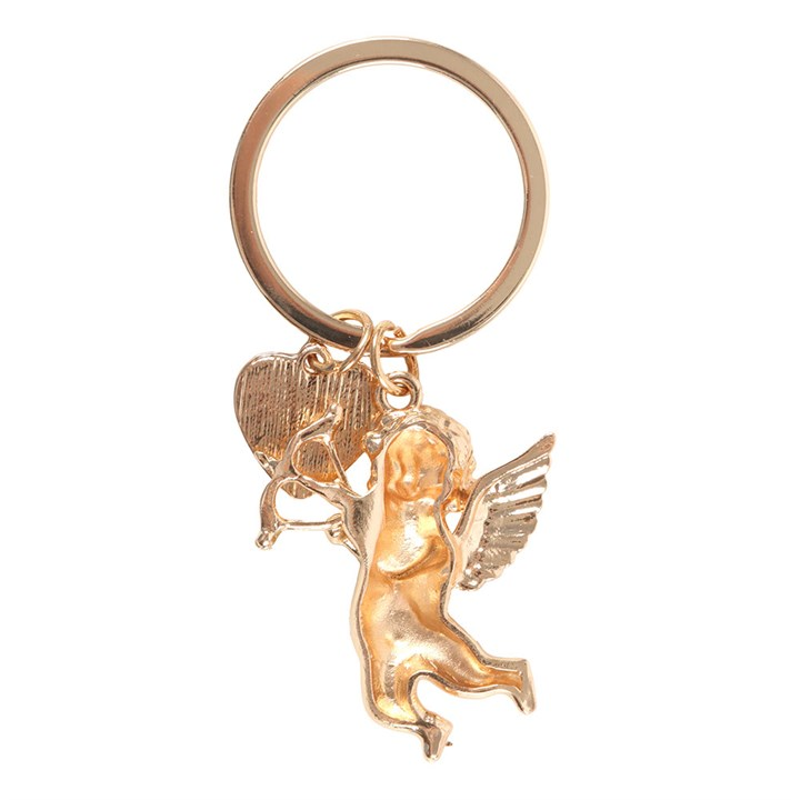 Cupid's Delivery Cherub Keyring, image 4 of 5