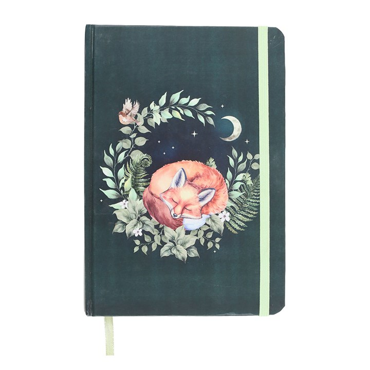 Green Sleeping Fox A5 Notebook, image 2 of 6