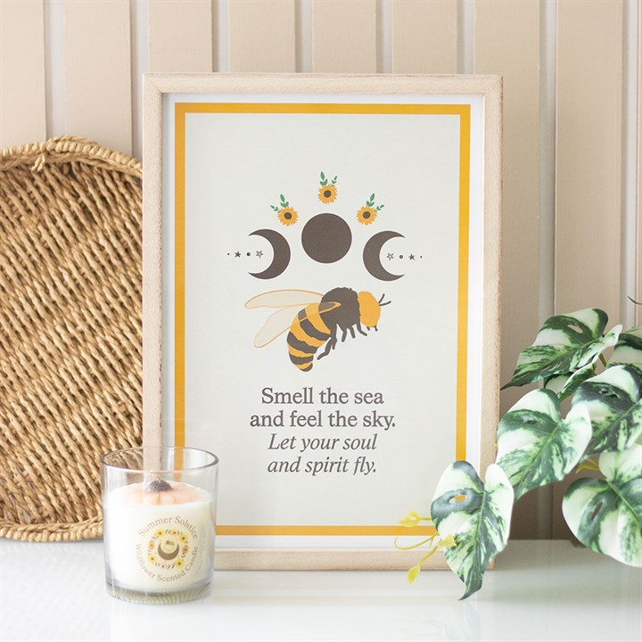 Bee Radiant Bee Framed Wall Art Print, image 1 of 5