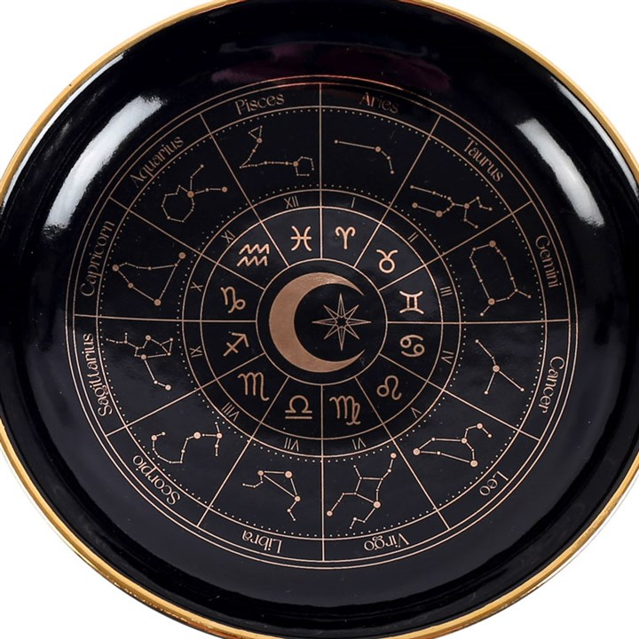 Black Astrology Wheel Trinket Dish, image 4 of 4