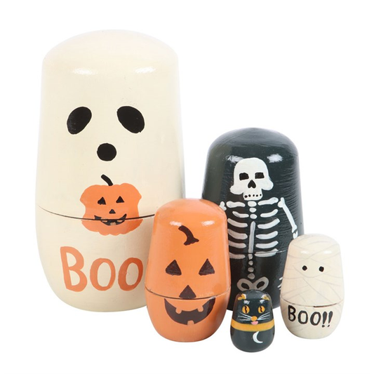 Halloween Russian Nesting Doll Set, image 1 of 3