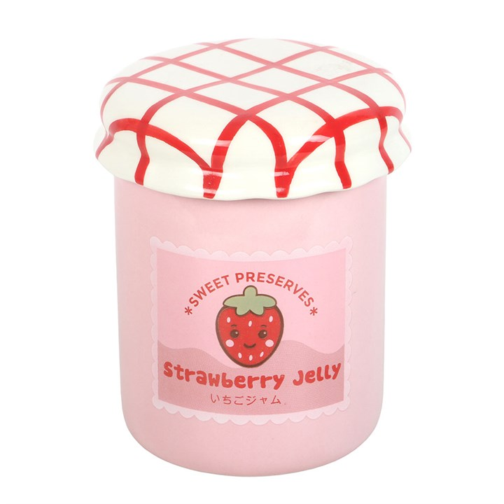 Strawberry Jelly Jar Oil Burner and Wax Warmer, image 4 of 7