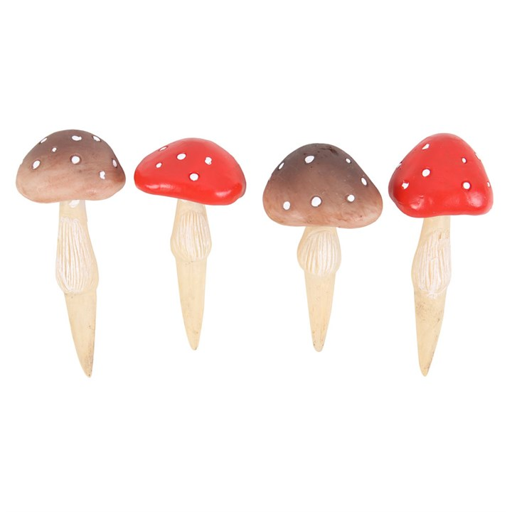 Set of 4 Mini Mushroom Plant Pot Pals, image 3 of 5