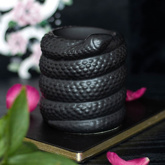 Black Snake Oil Burner and Wax Warmer, image 1 of 6