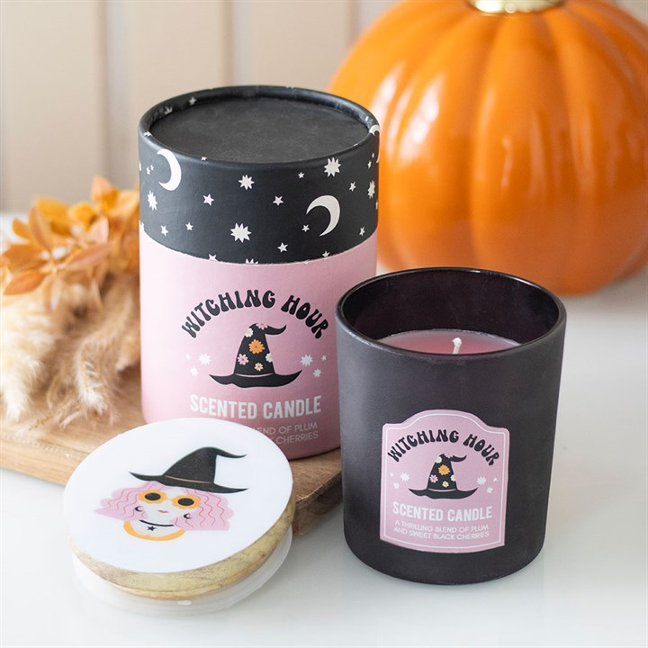 Witching Hour Plum and Black Cherry Candle, image 1 of 3