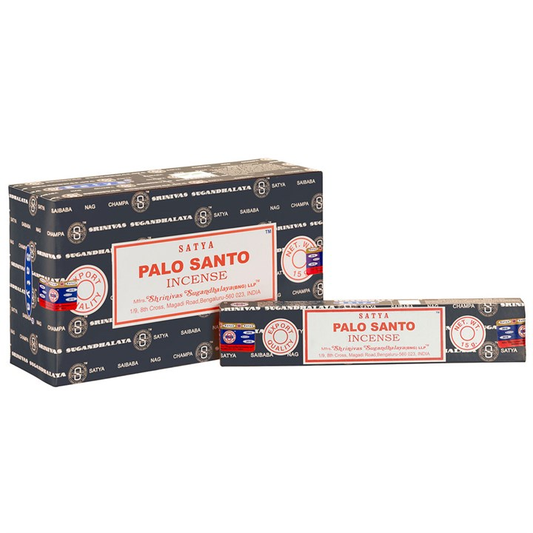 Satya Palo Santo Incense Sticks, Set of 12, image 1 of 2