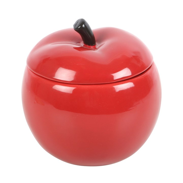Red Apple Ceramic Oil Burner, image 1 of 4