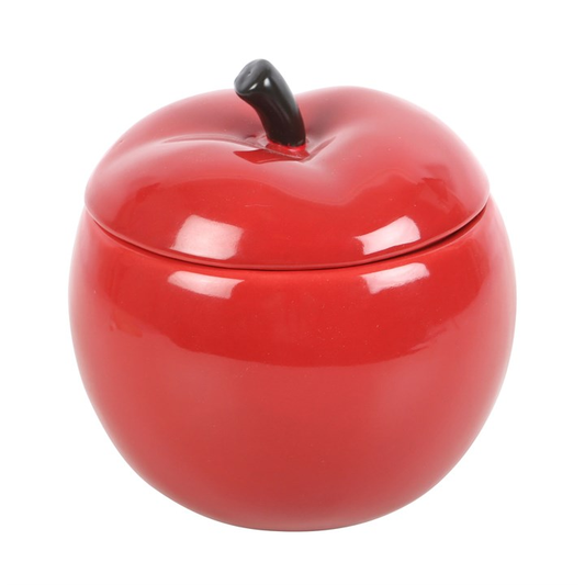 Red Apple Ceramic Oil Burner, image 1 of 4