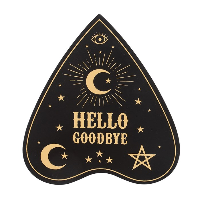 Black Talking Board Planchette Coaster Set, image 4 of 6