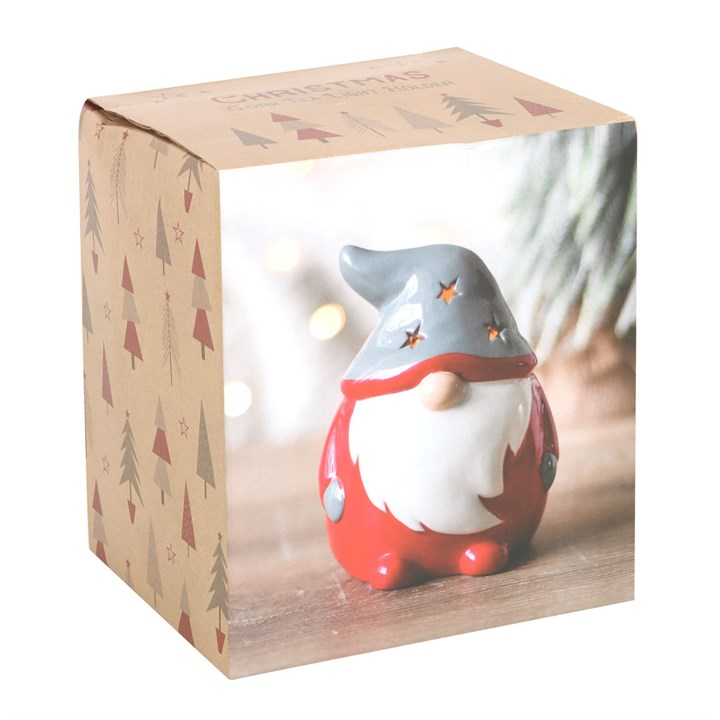 Red and Grey Gonk Tealight Holder, image 6 of 6