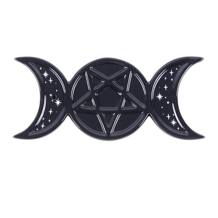 Spellbound Secrets Triple Moon Incense Stick Holder, image 3 of 6