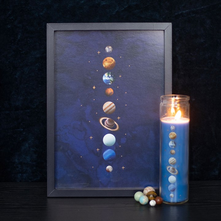 Solar System Framed Wall Print, image 1 of 3