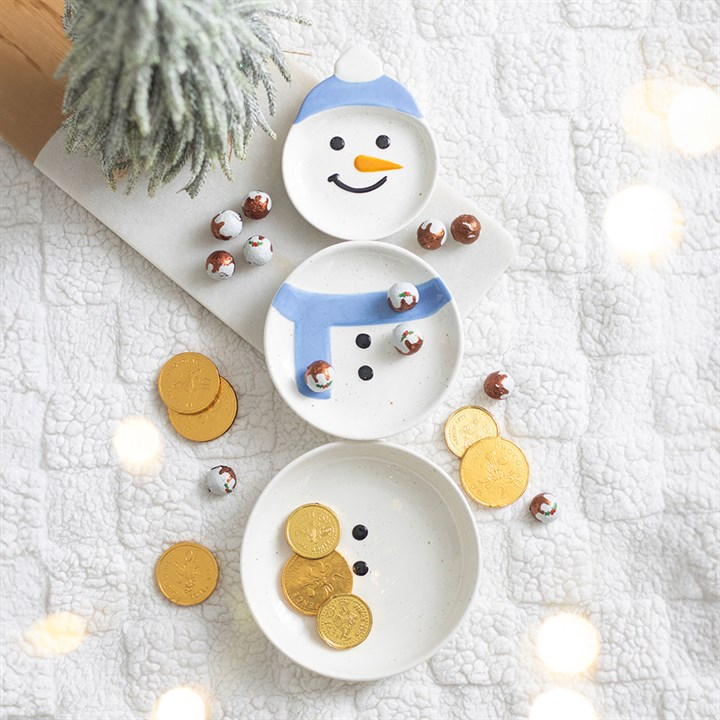 Set of 3 Winter Snowmen Stacking Bowls, image 2 of 6