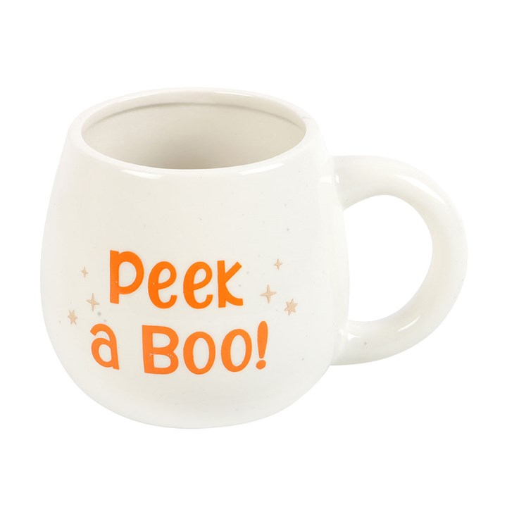 Peekaboo Ghost Rounded Mug, image 4 of 6