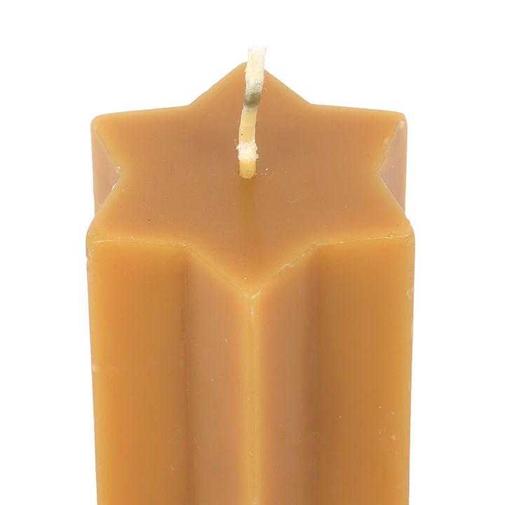Gold Starry Night Star Shaped Taper Candle, image 4 of 5