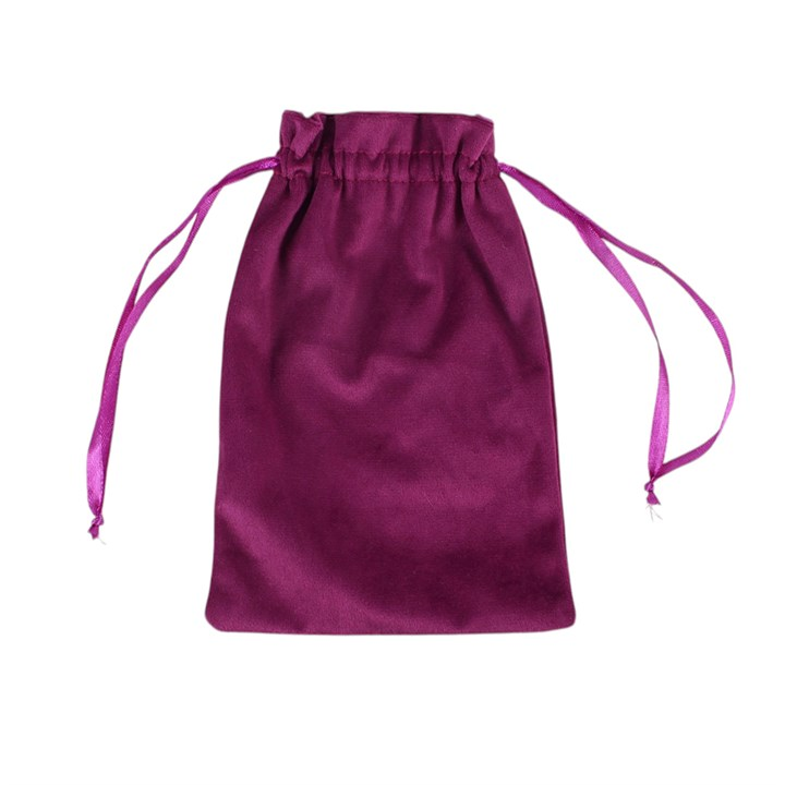 Sacred Sight Heart Velvet Drawstring Bag, image 5 of 5