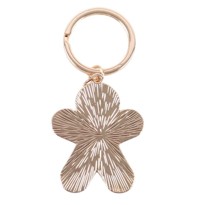Pink Bow Gingerbread Man Keyring, image 4 of 5