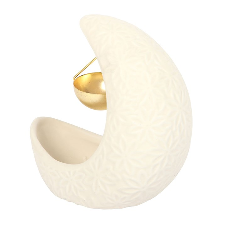 Crescent Moon Hanging Oil Burner, image 4 of 5
