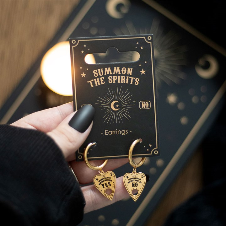 Talking Board Planchette Earrings, image 1 of 5