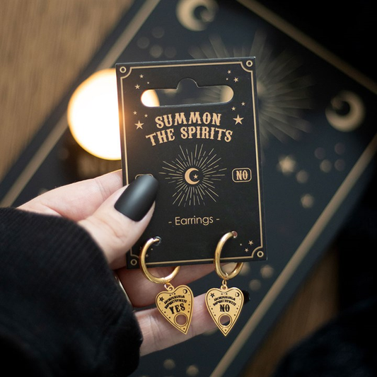 Talking Board Planchette Earrings, image 1 of 5