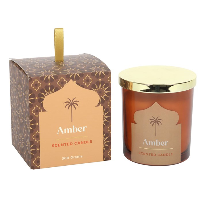 Arabian Nights Amber Scented Candle, image 2 of 5