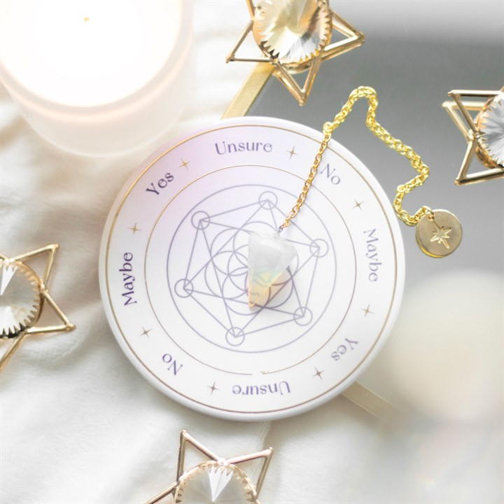 Opalite Pendulum Divination Kit, image 1 of 6