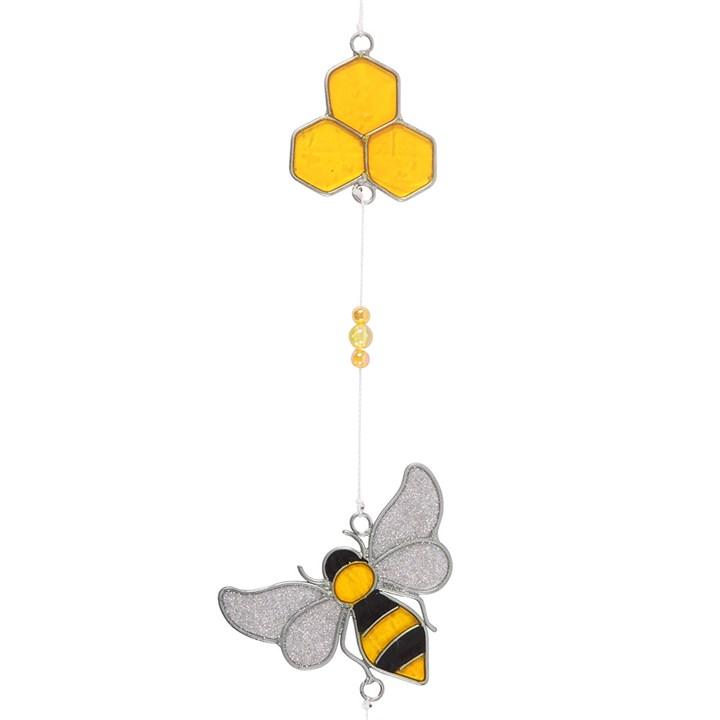 String of Bee and Honeycomb Suncatchers, image 4 of 5