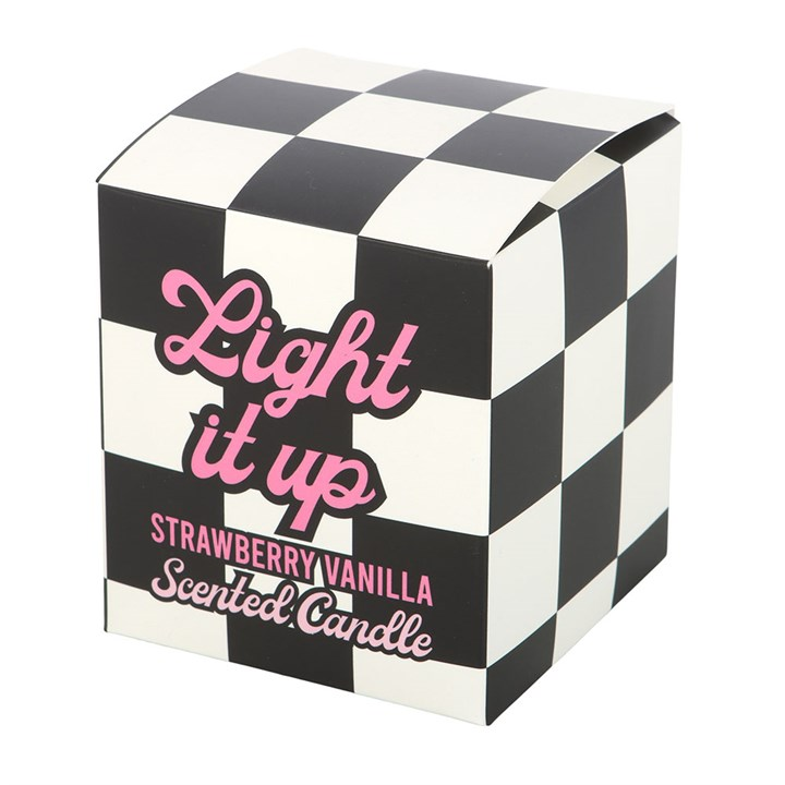 Light It Up Strawberry Vanilla Candle, image 5 of 6