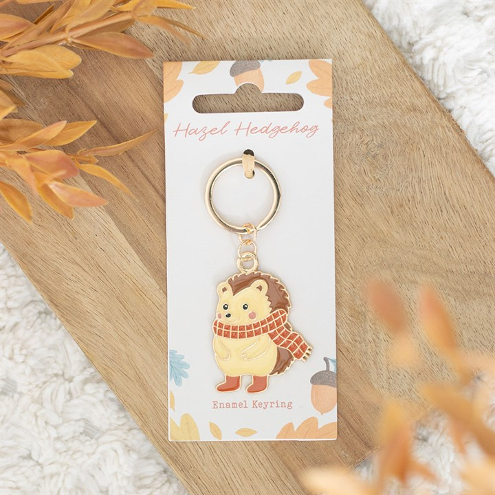 Hazel Hedgehog Keyring, image 2 of 6