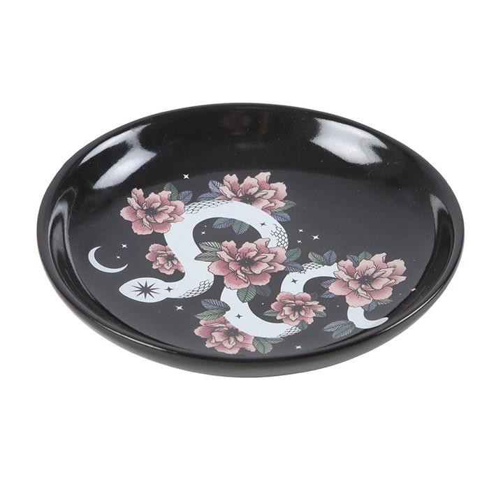 Floral Snake Trinket Dish, image 3 of 5