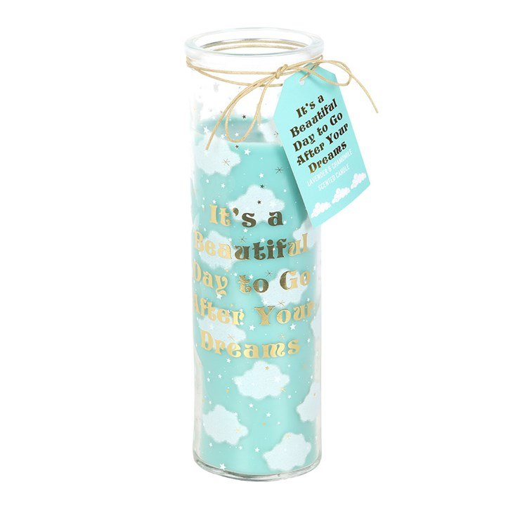 Cloud Print Lavender & Chamomile Tube Candle, image 3 of 6