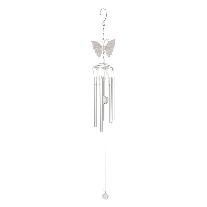 White Butterfly Windchime, image 4 of 4