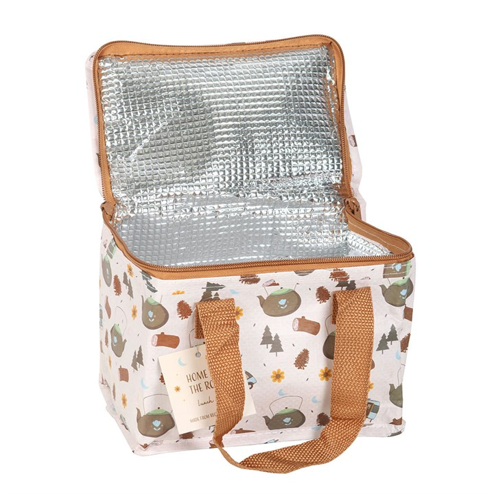 Home on the Road Camping Print Lunch Bag, image 4 of 5