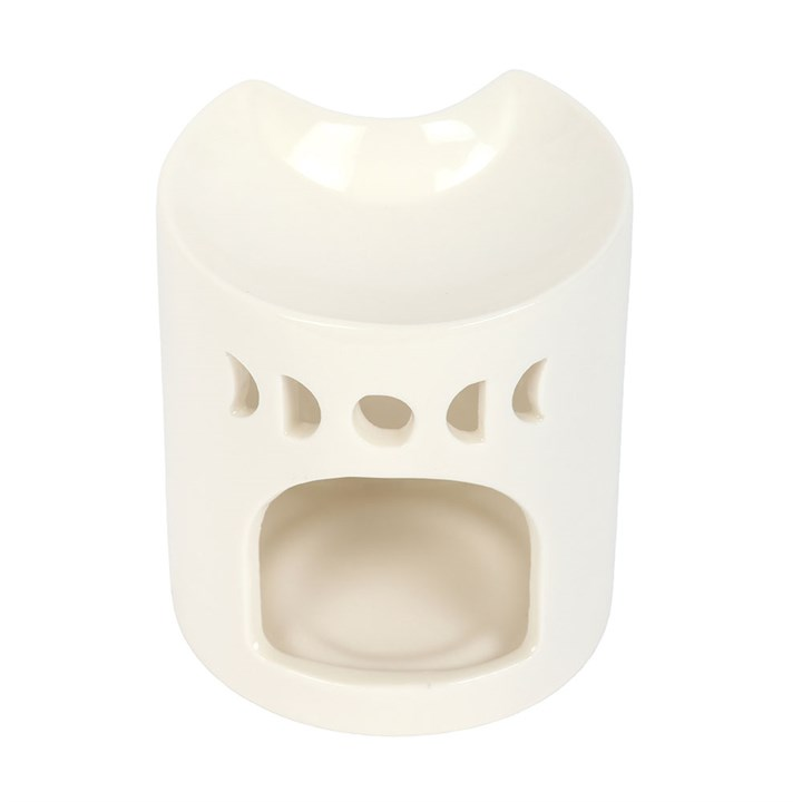 White Crescent Moon Oil Burner, image 4 of 6