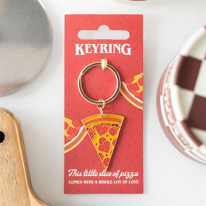 Pizza Slice Keyring, image 1 of 5