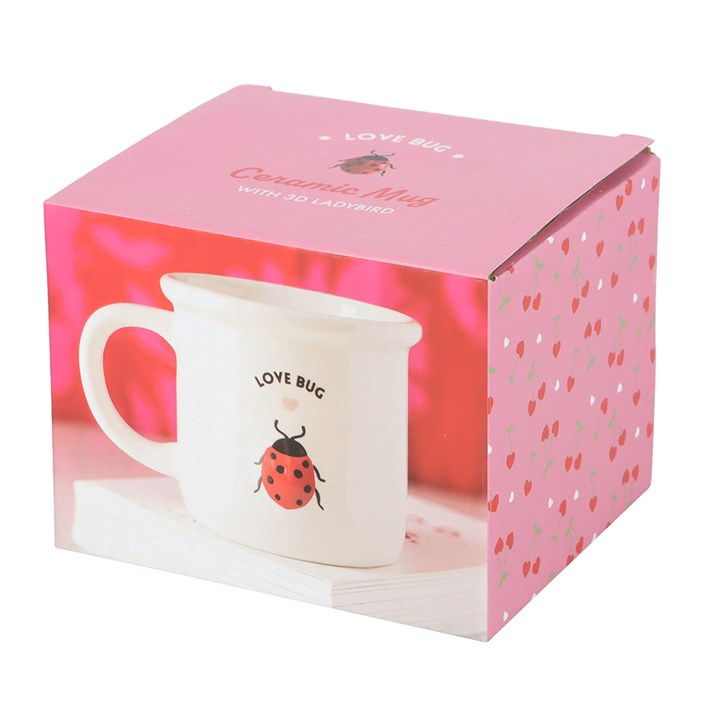 Love Bug Mug with 3D Ladybird, image 5 of 6