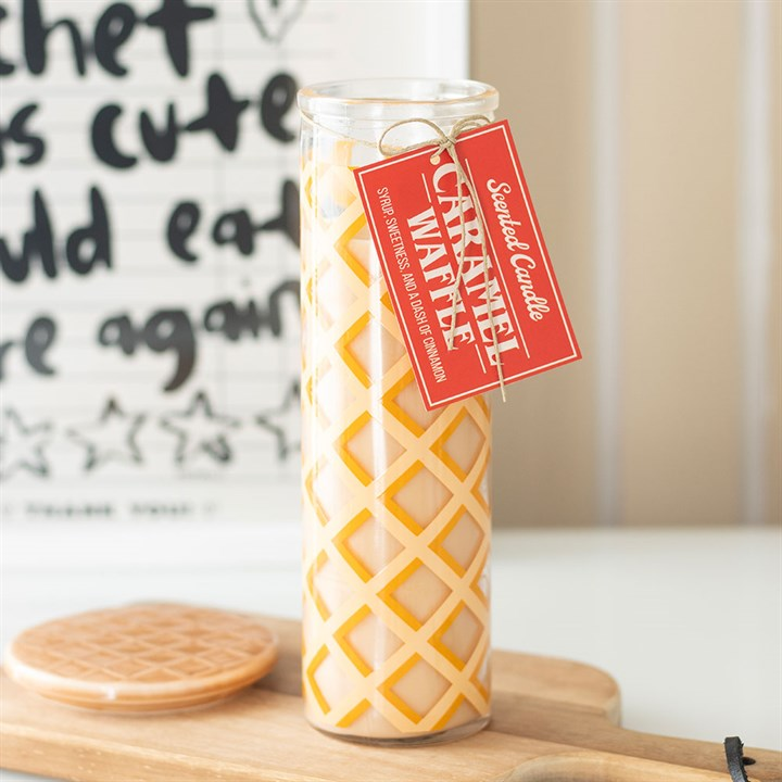 Caramel Waffle Scented Tube Candle, image 1 of 5