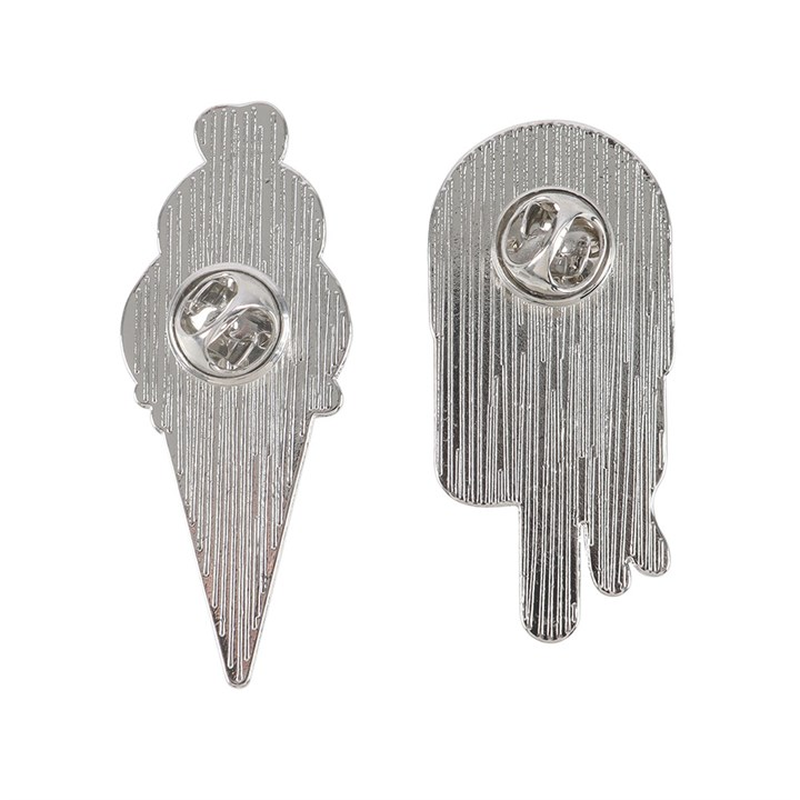 Freaking Melting Ice Cream Enamel Pin Badges, image 5 of 6